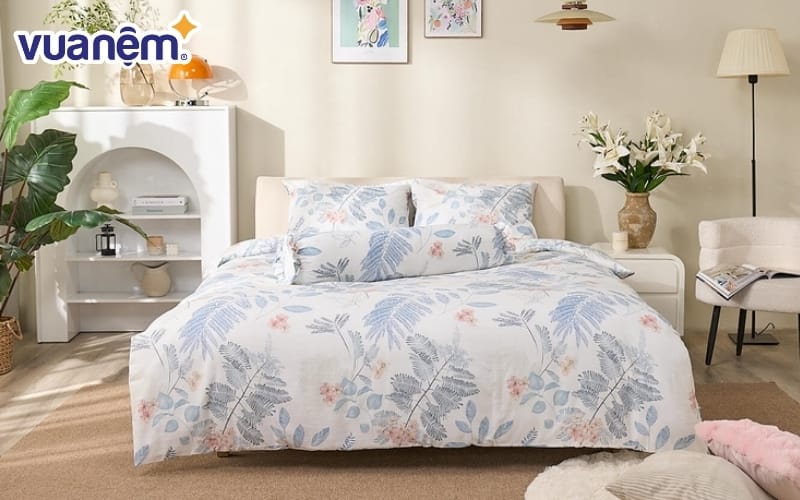 Bộ ga chun sợi gỗ thiên nhiên Amando Aleena 4 chi tiết