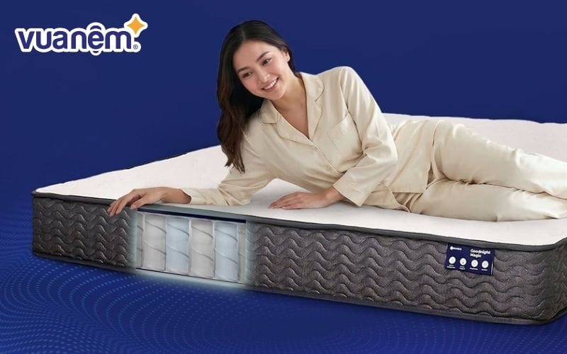 Chọn độ cứng phù hợp giúp nệm hỗ trợ cột sống tốt hơn