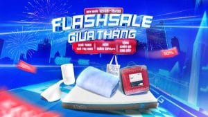 Vua Nệm sale tháng 9: Flashsale Giữa Tháng – Quà Xả Láng
