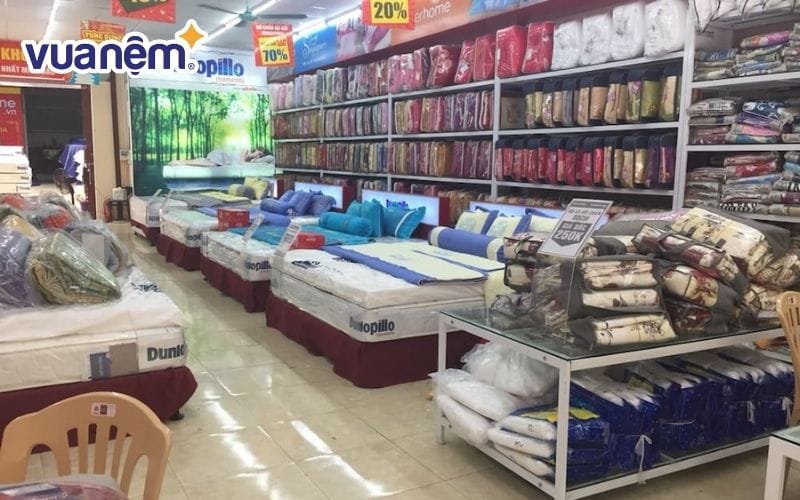 Kho đệm Hà Nội phân phối nhiều thương hiệu nệm lò xo chính hãng