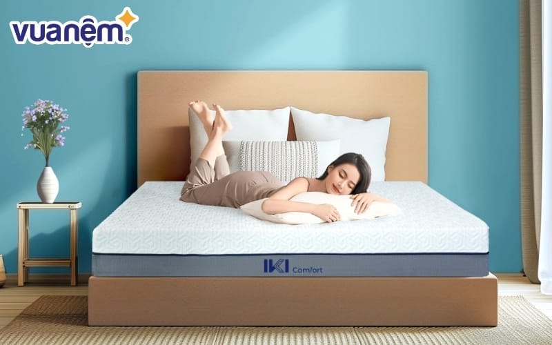 Nệm Liên Á 2m2x2m phù hợp với không gian rộng hoặc những ai thích nằm thoải mái