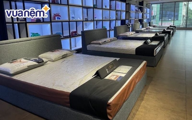 Nệm Liên Á có nhiều showroom, đại lý phân phối nệm lò xo Nha Trang