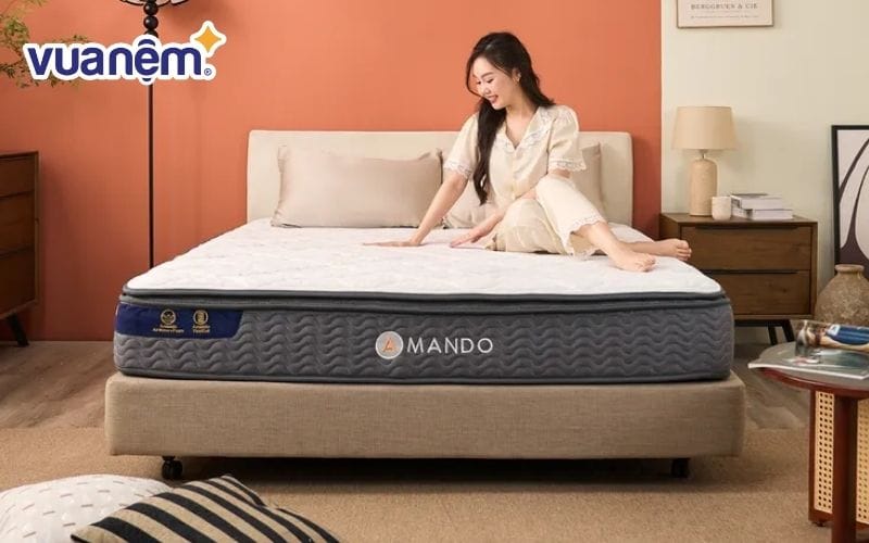 Nệm lò xo Amando Elite Original túi độc lập