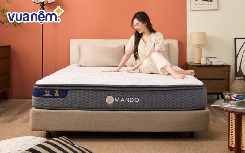 Nệm lò xo cuộn Amando Elite Original túi độc lập