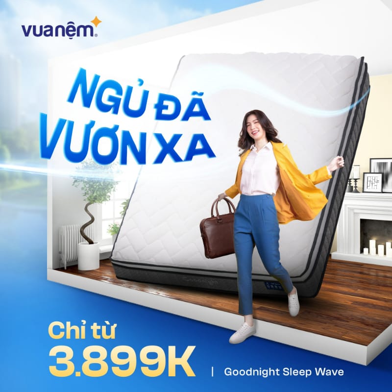 Nệm lò xo Goodnight êm ái