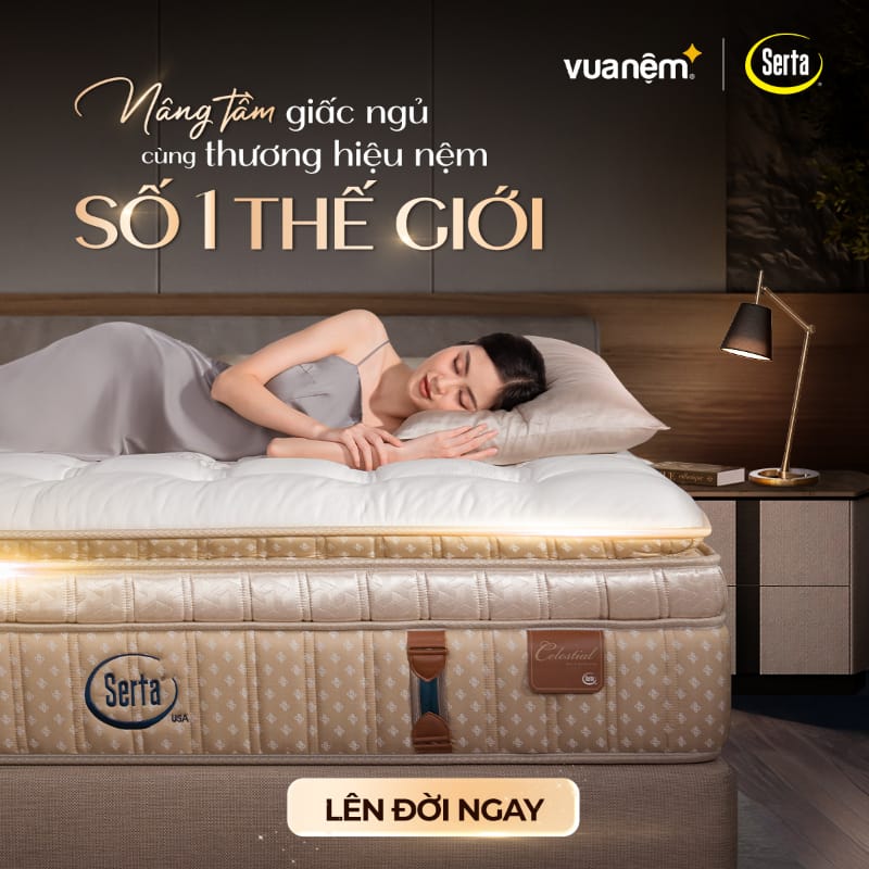 Serta - Thương hiệu nệm số 1 tại Mỹ