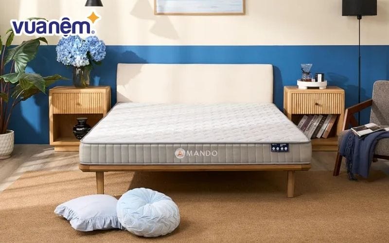 Nệm lò xo túi độc lập Amando Eco 17cm nhỏ gọn