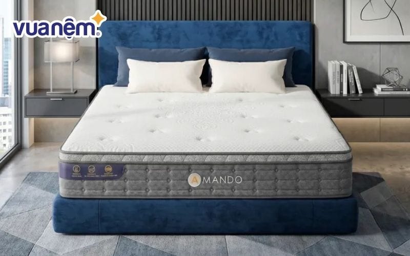 Nệm lò xo túi độc lập Amando Elite Plus