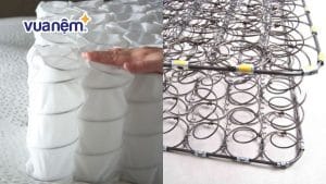 So sánh chi tiết nệm lò xo túi độc lập và nệm lò xo liên kết