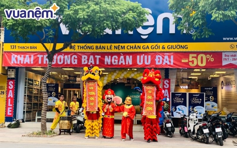 Giấc ngủ ngọt ngào hơn với gối nệm chất lượng tại Vua Nệm