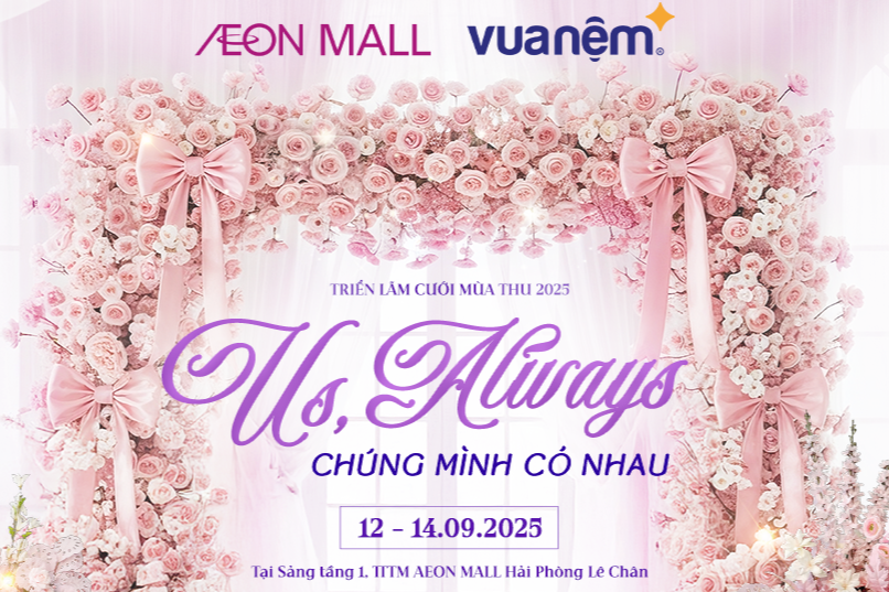 Tham gia triển lãm cưới mùa Thu "Us, Always" cùng Vua Nệm 2025