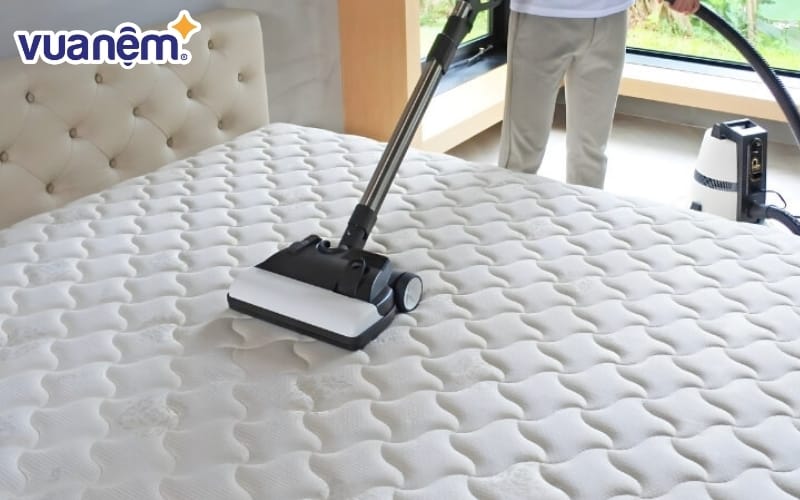 Vệ sinh nệm thường xuyên
