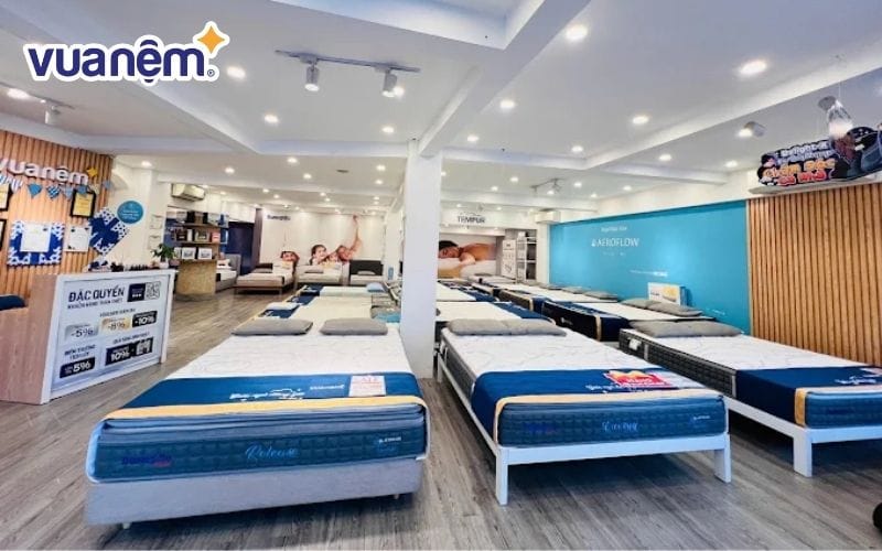 Vua Nệm cung cấp nệm lò xo túi độc lập chính hãng