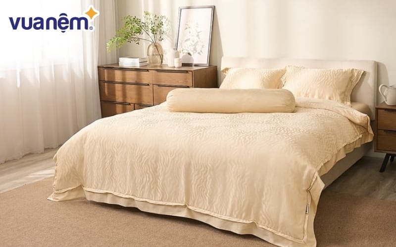 Bộ chăn ga Lụa tencel cao cấp Amando Lagom 5 chi tiết