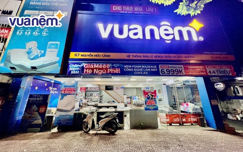 Cửa hàng hàng Vua Nệm tại TPHCM