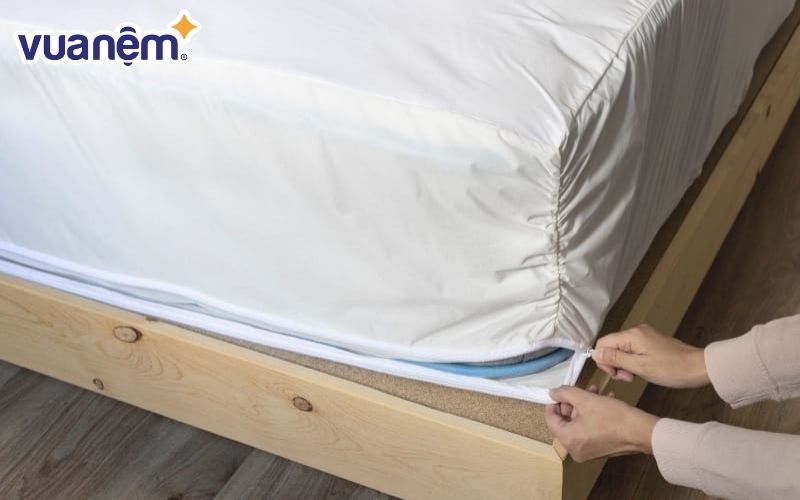 Hầu hết các loại nệm đều được bán cùng với vỏ nệm có thể tháo rời dễ dàng.