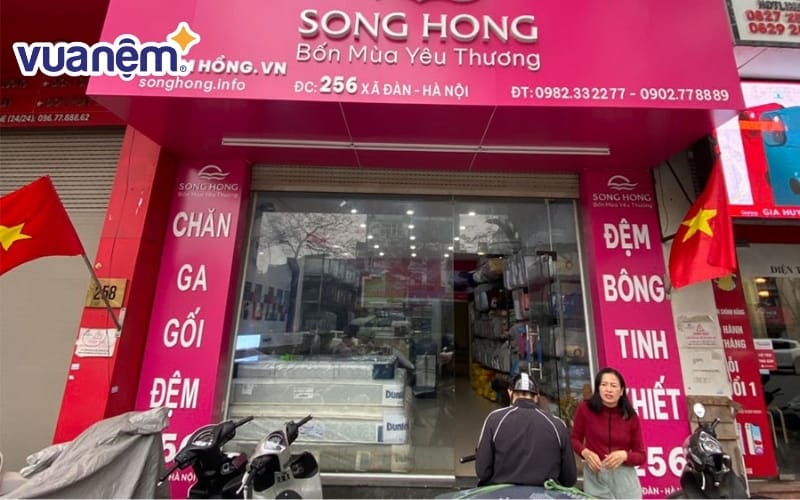 Cửa hàng nệm Sông Hồng ở Xã Đàn, Hà Nội