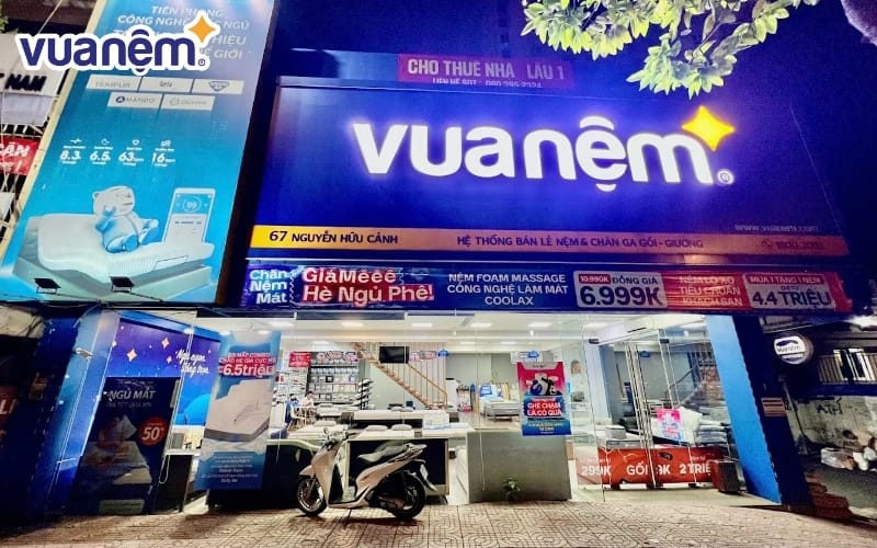 Mua nệm gấp tại cửa hàng Vua Nệm ở TPHCM