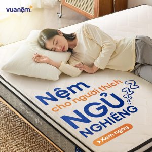 Hướng dẫn cách chọn nệm cho người nằm ngủ nghiêng