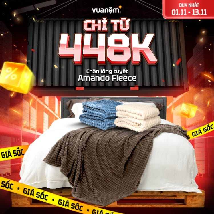 Chăn lông tuyết Amando Fleece