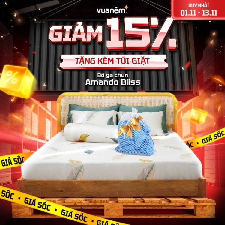 Bộ ga chun Amando Bliss