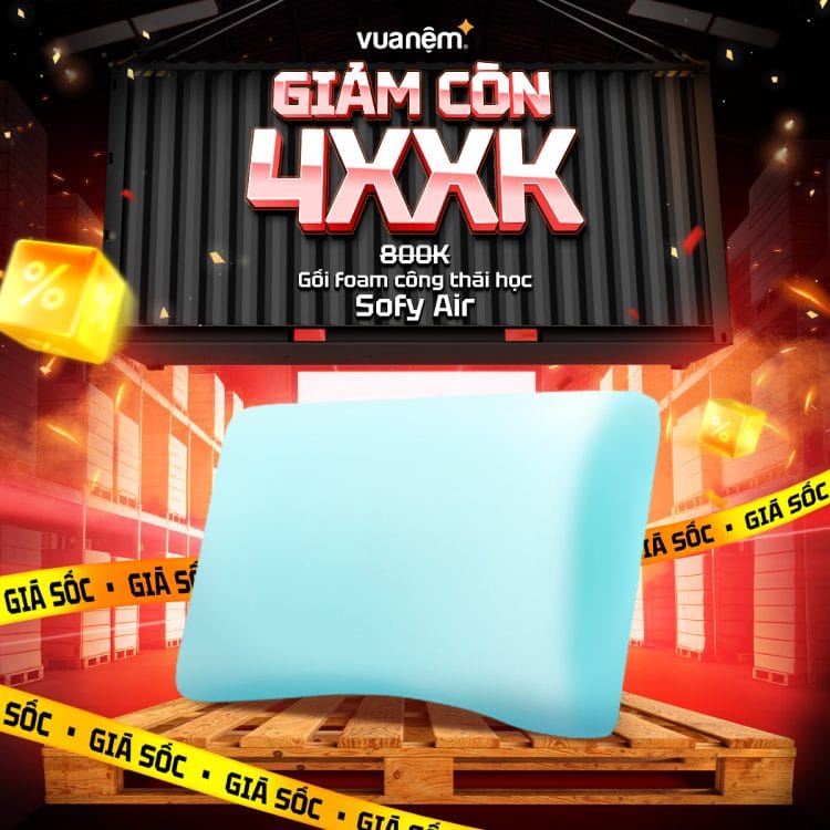 Gối foam iComfy Sofy Air