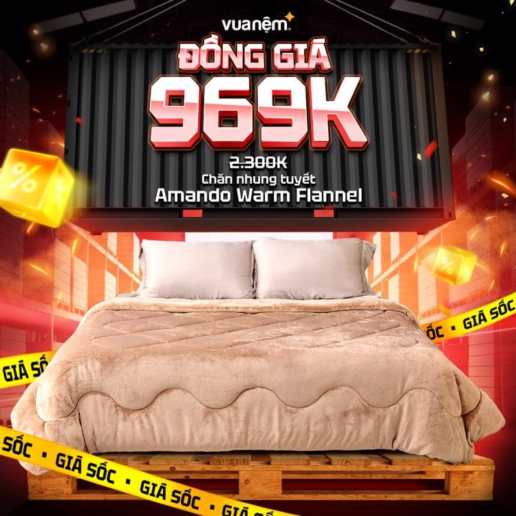 Chăn nhung tuyết Amando Warm Flannel