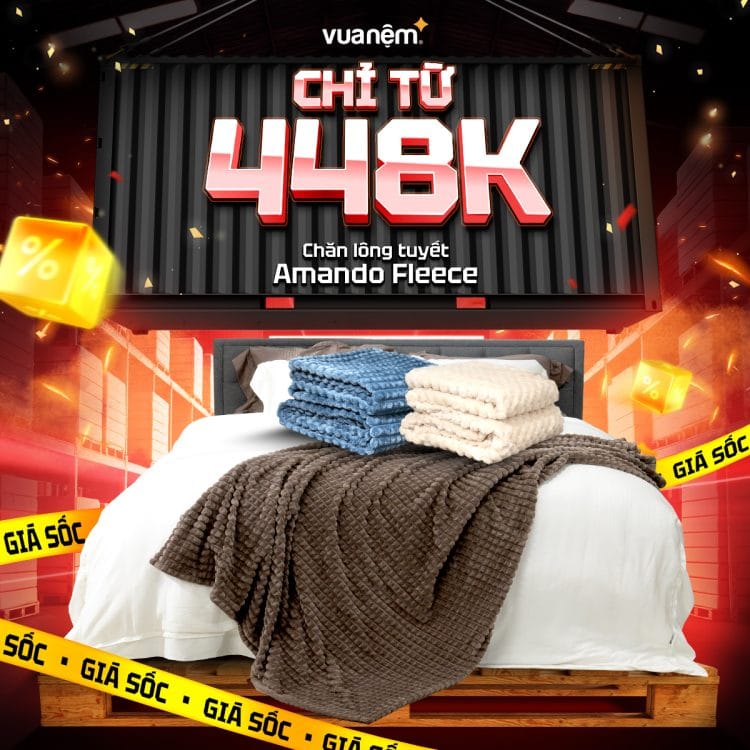 Chăn lông tuyết Amando Fleece