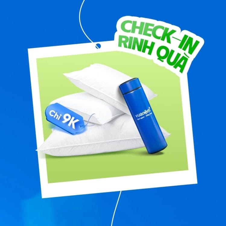 Chương trình check-in tại cửa hàng mới