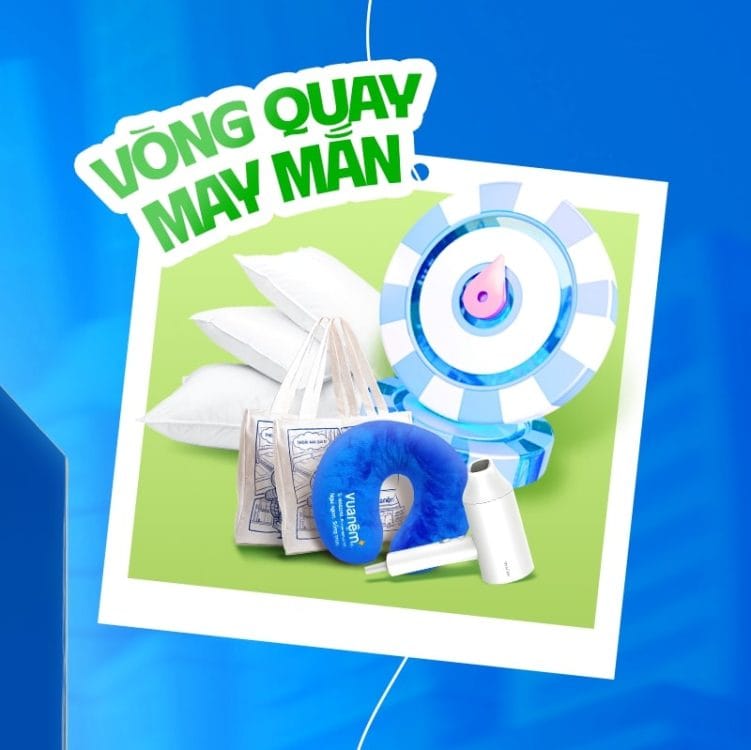 Vòng Quay May Mắn cho 10 vị khách đầu tiên