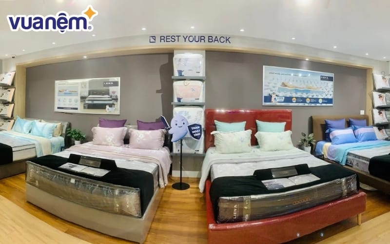 Liên Á là thương hiệu nệm nổi tiếng