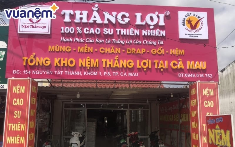 Nệm Thắng Lợi – Cửa hàng nệm cao su non tại Cà Mau