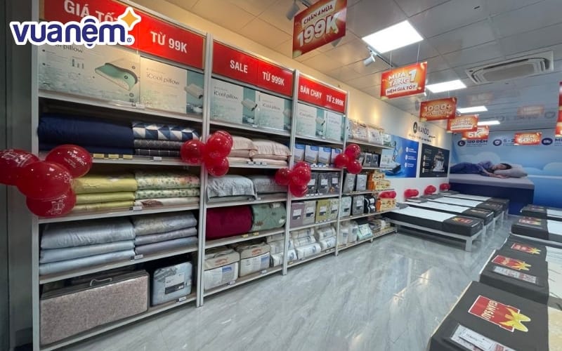 Vua Nệm có chính sách giá niêm yết minh bạch, công khai trên toàn hệ thống.