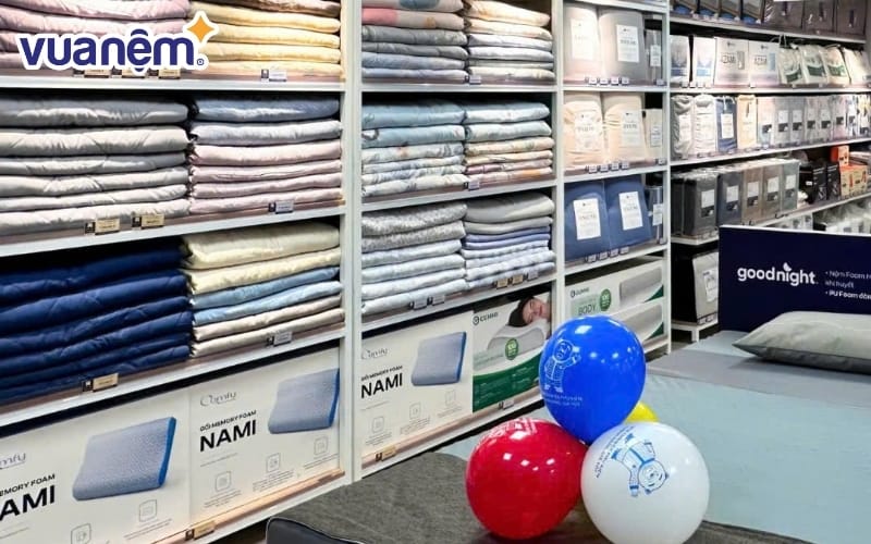 Mua sắm chăn ga gối nệm tại Vua Nệm