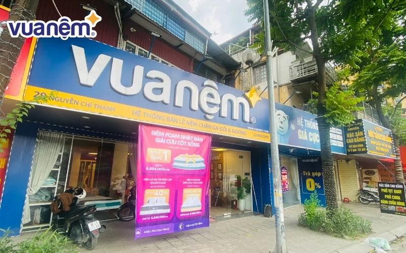 Cửa hàng Vua Nệm tại quận Ba Bình