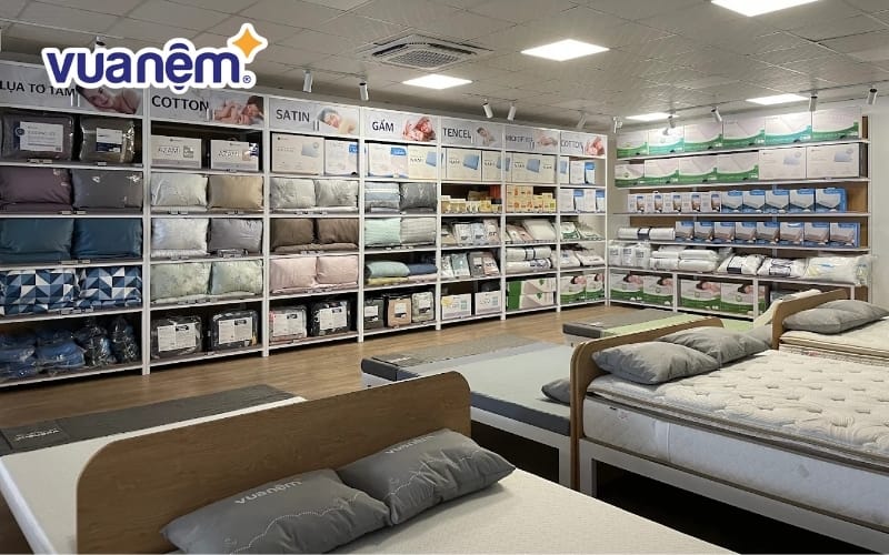 Trải nghiệm mua sắm tại cửa hàng Vua Nệm