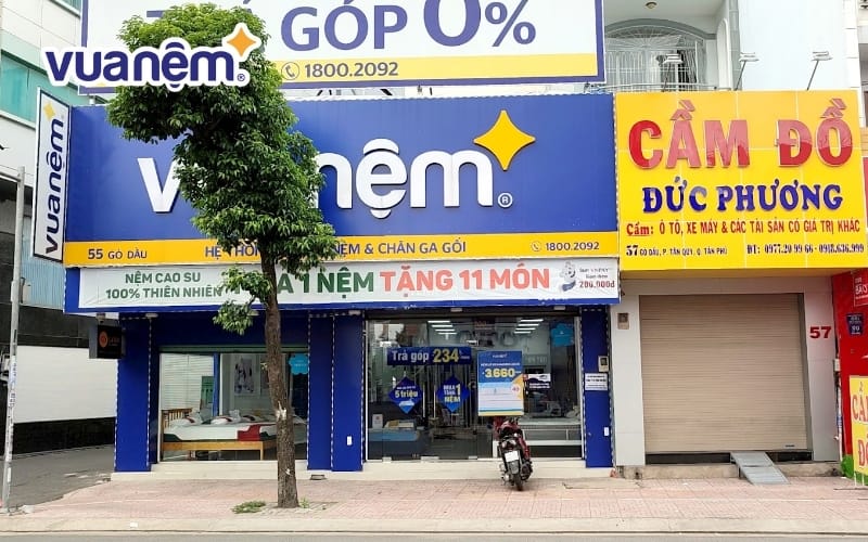 Mua đệm chính hãng chất lượng tốt tại cửa hàng Vua Nệm