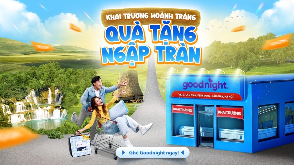 Goodnight khai trương cửa hàng đầu tiên tại 242 Đ. Cầu Giấy, Dịch Vọng, Cầu Giấy, Hà Nội