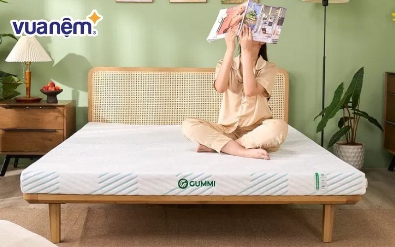 Nệm cao su trà xanh Gummi Signature