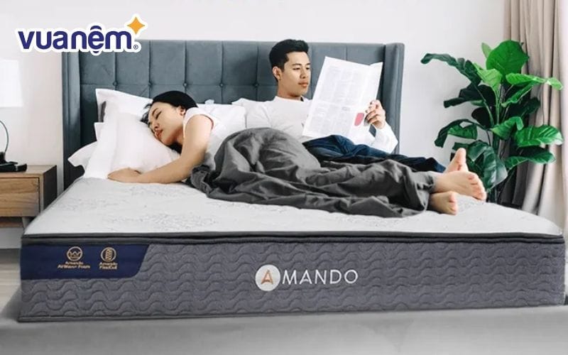 Nệm lò xo Amando Elite Original túi độc lập