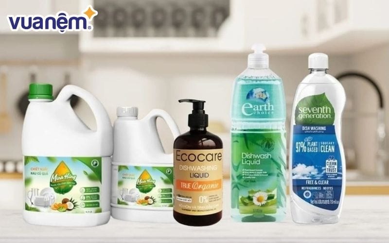 Cách vệ sinh nệm foam tốt nhất - Sử dụng nước rửa chén