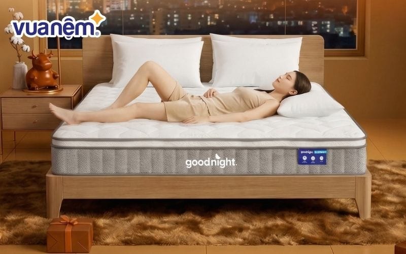 Thương hiệu Goodnight nổi bật với phong cách bedding hiện đại, tinh tế
