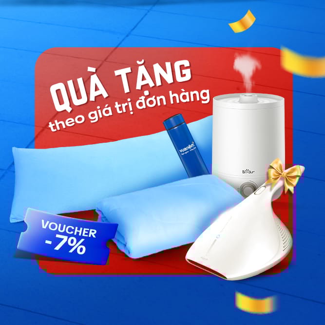 Quà tặng siêu khủng theo giá trị đơn