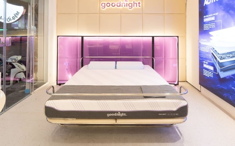Vua Nệm phát triển hệ thống thương hiệu riêng, trong đó có Goodnight