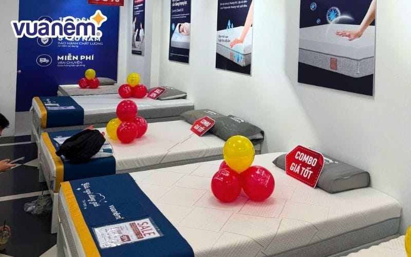 Vua Nệm mang đến nhiều lựa chọn nệm chất lượng phù hợp mùa mưa