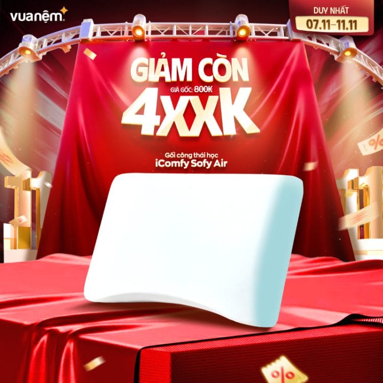 Gối foam iComfy Sofy Air