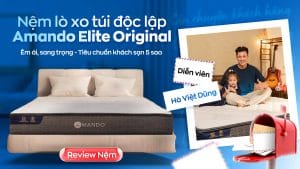 Diễn viên Hà Việt Dũng: Mang trọn giấc ngủ 5 sao về nhà với nệm Amando Elite Original