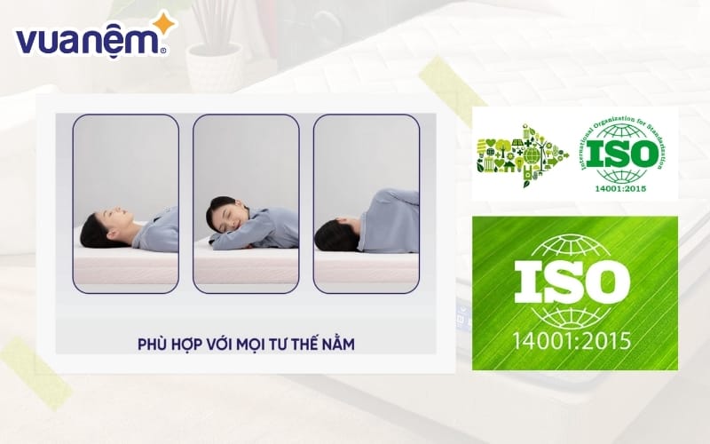 Nệm cao su thiên nhiên Liên Á Classic