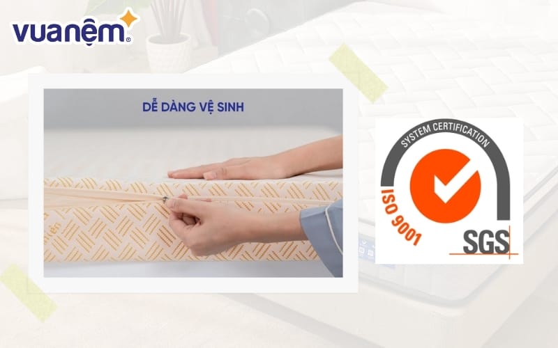 Nệm cao su Kim Cương Happy Gold