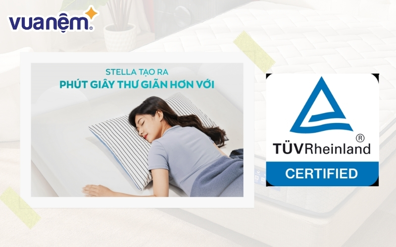 Nệm cao su đa tầng Kim Cương Stella